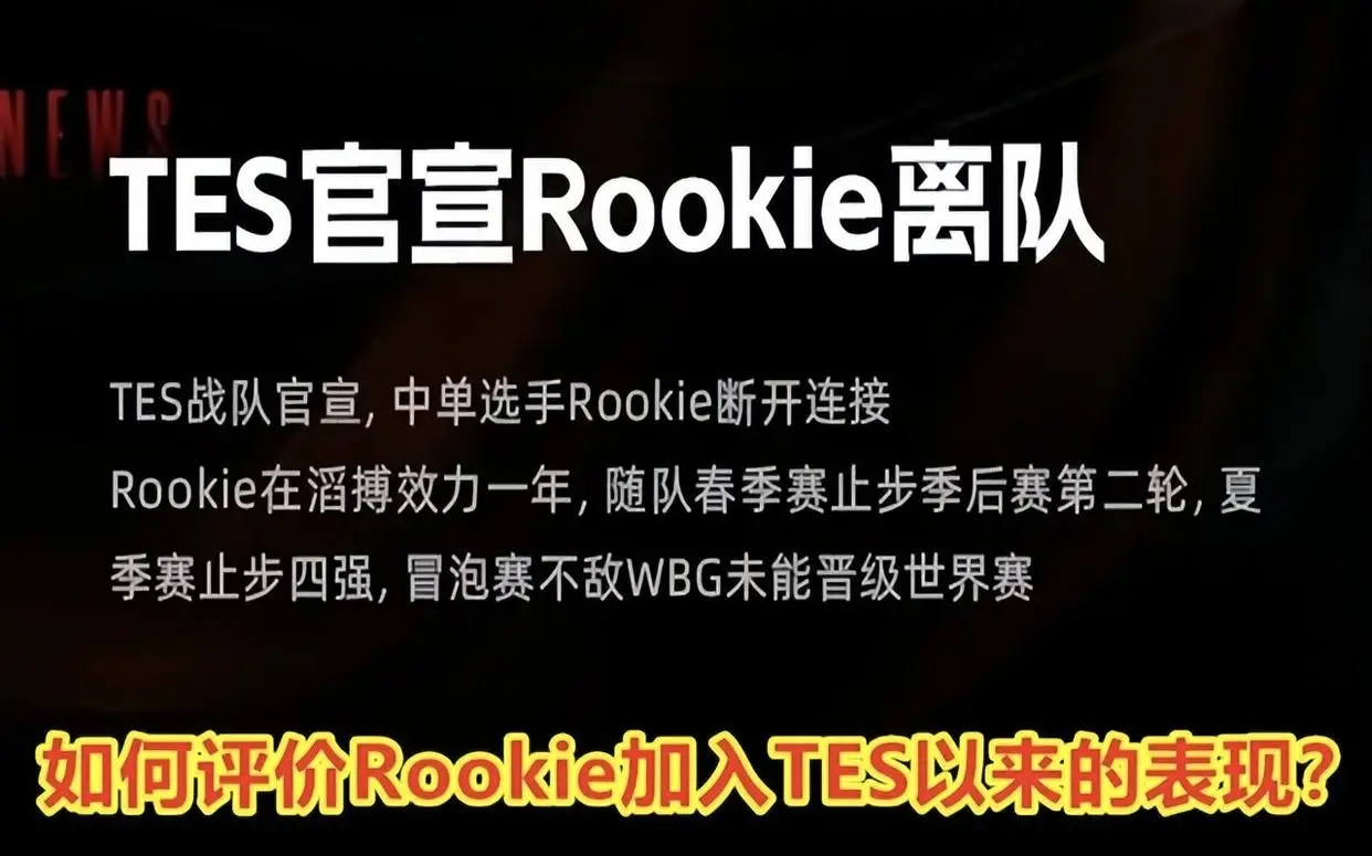 Rookie关键节点挺进下一轮，TES带队取胜！